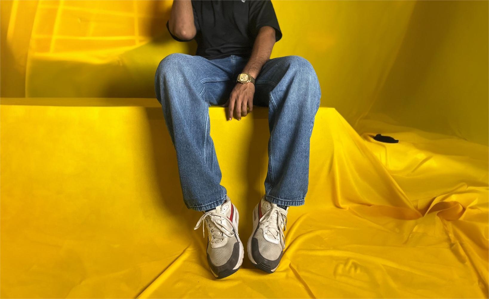 ORANGE Regular Fit Jeans - Black